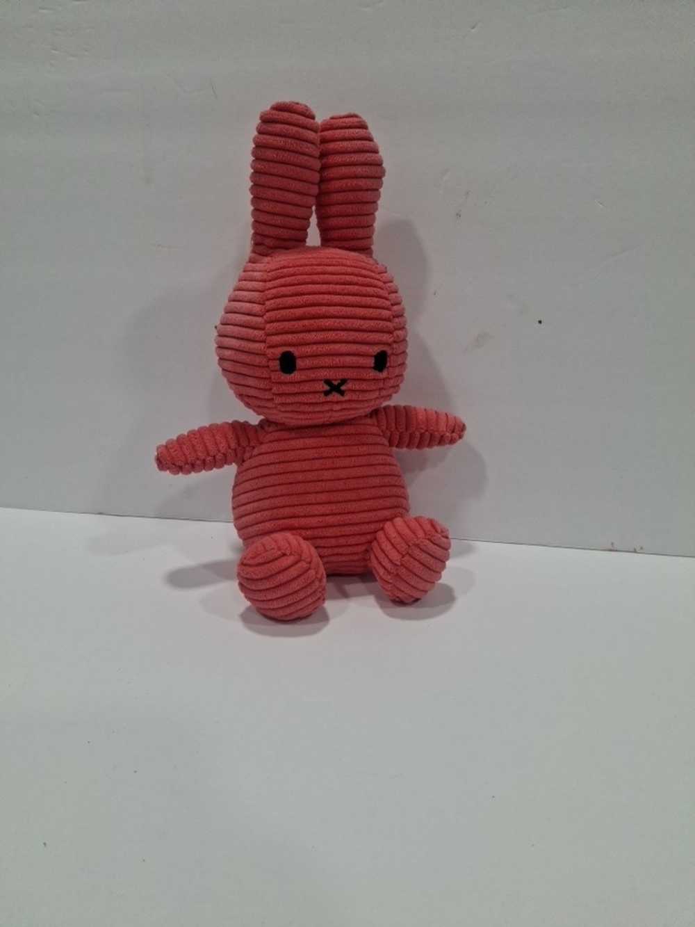 Corduroy Bunny Plush Toy - Pink